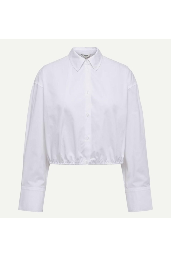 ONLY ONLHAZEL LS CROPPED ELASTIC SHIRT W: