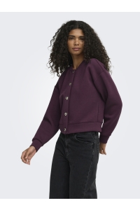 ONLY ONLNAOMI L/S BOMBER SWT fig/gold buttons