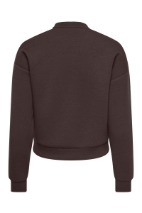 ONLY ONLNAOMI L/S BOMBER SWT coffee bean/gold buttons