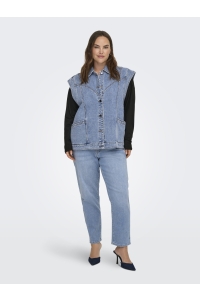 carmakoma CARKENNEDY SL DNM WAISTCOAT BOX BJ medium blue denim