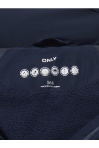 ONLY KOGELLIE FUNCTIONAL HOOD JACKET OTW: navy blazer
