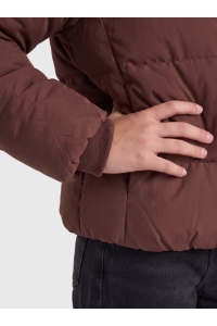 ONLY KOGELLIE FUNCTIONAL HOOD JACKET OTW: brown stone