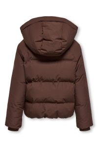 ONLY KOGELLIE FUNCTIONAL HOOD JACKET OTW: brown stone