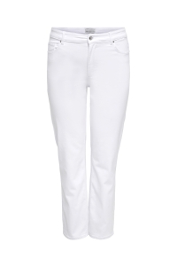 Carmakoma CARWILLY HW STRAIGHT DNM DOT0022 white denim