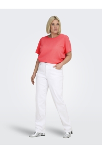 Carmakoma CARWILLY HW STRAIGHT DNM DOT0022 white denim