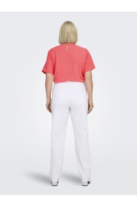 Carmakoma CARWILLY HW STRAIGHT DNM DOT0022 white denim