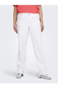 Carmakoma CARWILLY HW STRAIGHT DNM DOT0022 white denim