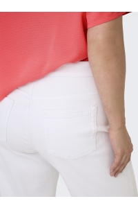 Carmakoma CARWILLY HW STRAIGHT DNM DOT0022 white denim