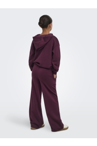 ONLY KOGADA-COOPER HEART L/S HOOD FR SWT: fig/fig emb. heart