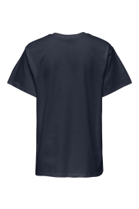 ONLY ONLRIKKA S/S SATIN PRINT TOP BOX CS: navy blazer/game (oriole)