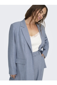 carmakoma CARLINDA LS BOYFR MEL BLAZER TLR vintage indigo/melange