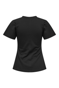 ONLY ONLMARIE LIFE S/S RUCHING TOP JRS N: black