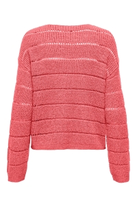 carmakoma CARPAMELA LS V-NECK PULLOVER KNT sugar coral