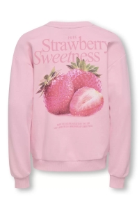 ONLY KOGPHILEA LIFE L/S LOOSE UB VD SWT : romance rose/strawberry