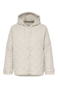 carmakoma CARJULIET QUILTED HOOD JACKET OTW pumice stone