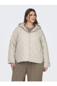 carmakoma CARJULIET QUILTED HOOD JACKET OTW pumice stone