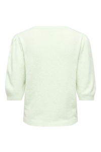 ONLY ONLGLORIA LIFE SS PEARL O-NECK CC K: green lily/melange/white pearls