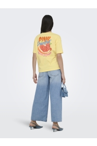 ONLY ONLBOLETTE S/S TOP BOX CC JRS sunlight/pink