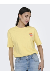 ONLY ONLBOLETTE S/S TOP BOX CC JRS sunlight/pink