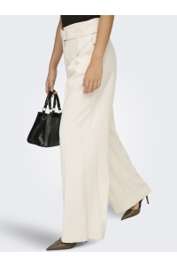 ONLY ONLTILA LIFE HW BELT WIDE PANT TLR cloud dancer