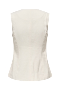 ONLY ONLTILA LIFE S/L WAISTCOAT TLR cloud dancer