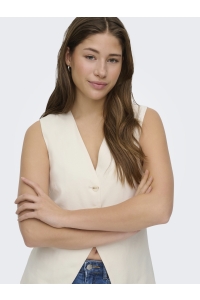 ONLY ONLTILA LIFE S/L WAISTCOAT TLR cloud dancer