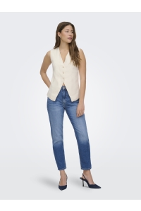 ONLY ONLTILA LIFE S/L WAISTCOAT TLR cloud dancer