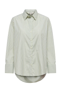 ONLY ONLOREGON ALVA LS REG SHIRT NOOS WV: celadon green/douglas fir