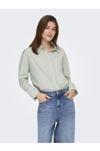 ONLY ONLOREGON ALVA LS REG SHIRT NOOS WV: celadon green/douglas fir