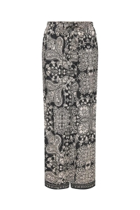 ONLY ONLEMZA AJA PULL UP PANTS WVN black/ethnic paisley