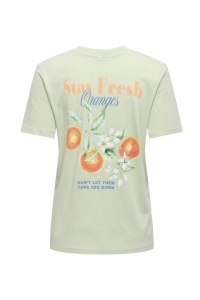 ONLY ONLLUCY MONJA SS TOP JRS NOOS laurel green/stay fresh