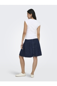 ONLY ONLMIRA CAPSL RUCHING TOP JRS NOOS white