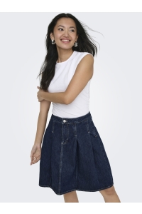 ONLY ONLMIRA CAPSL RUCHING TOP JRS NOOS white