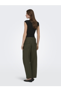 ONLY ONLMIRA CAPSL RUCHING TOP JRS NOOS black
