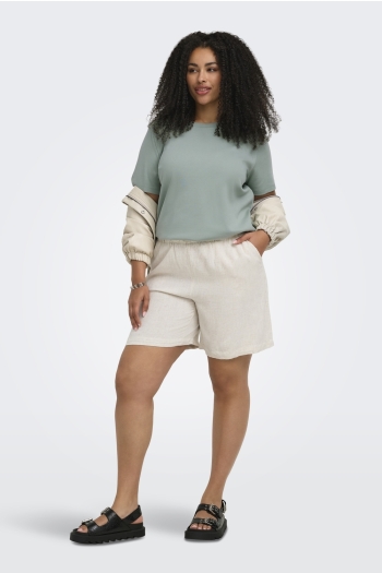 Carmakoma CARSIESTA MW PULL-UP LIN SHORTS PNT: