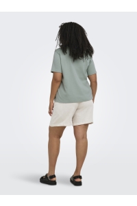 Carmakoma CARSIESTA MW PULL-UP LIN SHORTS PNT: moonbeam