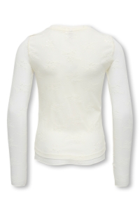 ONLY KOGLOUI LACE TOP JRS tofu