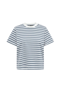 ONLY ONLSOPH S/S STRIPE TOP JRS cloud dancer/soft chambray (soli