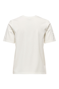 ONLY ONLSOPHIA S/S EMBROIDERY T-SHIRT BO: cloud dancer/sofi flower chest (