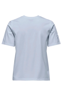 ONLY ONLSOPHIA S/S EMBROIDERY T-SHIRT BO: soft chambray/sofi flower ches(s