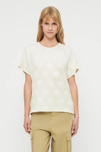 ONLY ONLVELMA S/S LOOSE O-NECK TOP JRS birch
