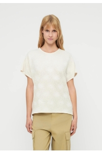 ONLY ONLVELMA S/S LOOSE O-NECK TOP JRS birch