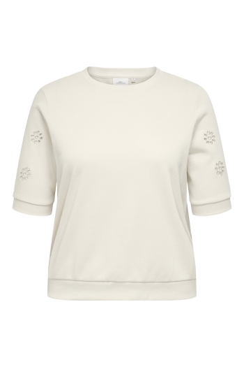 Carmakoma CARBROOKE S/S O-NECK DETAIL SWT JRS