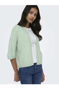 ONLY ONLSIMONI 2/4 BOW CARDIGAN KNT NOOS ether/melange