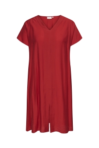 Carmakoma CARJOANNA V-NECK IN-ONE CALF DRESS : barbados cherry