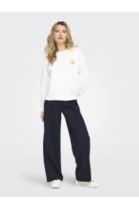 ONLY ONLATLAS WIDE PIN PANT SWT navy blazer