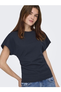 ONLY ONLATLAS S/S WAIST TOP SWT navy blazer