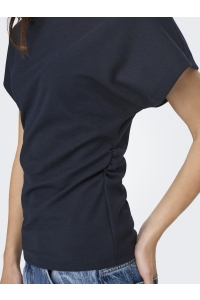 ONLY ONLATLAS S/S WAIST TOP SWT navy blazer