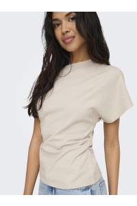 ONLY ONLATLAS S/S WAIST TOP SWT pumice stone