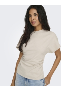 ONLY ONLATLAS S/S WAIST TOP SWT pumice stone